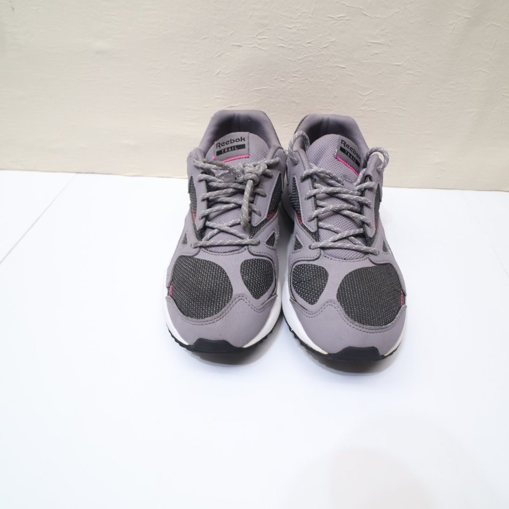 Reebok Trail Shoes Womens 9 Fuel Foam Gray Pink Charcoal White Athletic - Picture 10 of 14